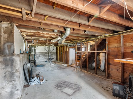 An image featuring wood, hall, floor, flooring, beam, ceiling, hardwood, building material, machine, lumber at 132 Wilbur St.