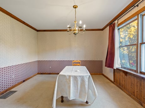 An image featuring property, window, building, wood, shade, fixture, interior design, hall, floor, flooring at 2266 Liberty Corners Rd.