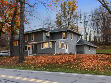 An image featuring plant, property, window, building, sky, tree, house, residential area, neighbourhood, cottage at 17899 US-6.