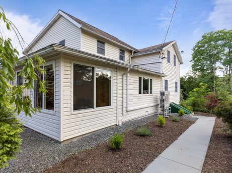 An image featuring plant, sky, property, building, window, house, cloud, land lot, tree, cottage at 130 Haighs Pond Rd.