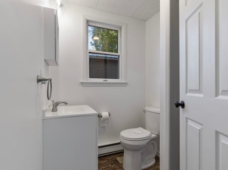 An image featuring property, plumbing fixture, sink, fixture, bathroom sink, toilet seat, bathroom, tap, interior design, wood at 127 Shore Dr.