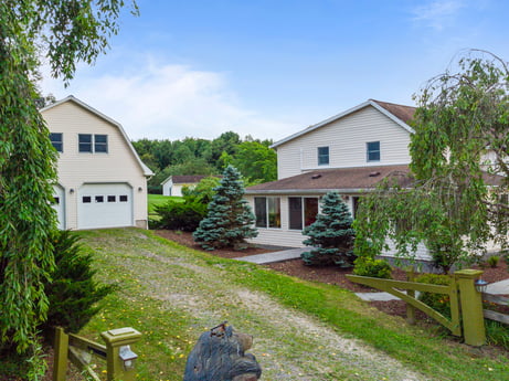 An image featuring plant, sky, cloud, property, building, window, tree, house, land lot, grass at 130 Haighs Pond Rd.