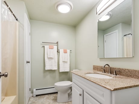 An image featuring mirror, bathroom cabinet, sink, plumbing fixture, property, tap, bathroom sink, bathroom, fixture, purple at 62 Leons Rd.