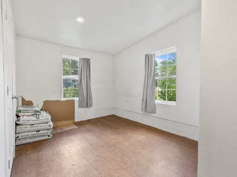 An image featuring window, fixture, building, wood, interior design, hall, door, flooring, real estate, hardwood at 5442 Clarkstown Rd.