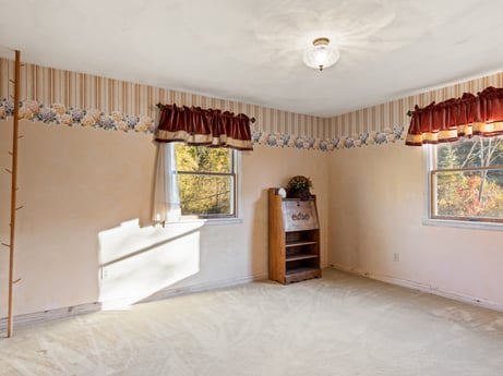 An image featuring building, furniture, window, plant, wood, cabinetry, interior design, shade, lighting, houseplant at 2266 Liberty Corners Rd.