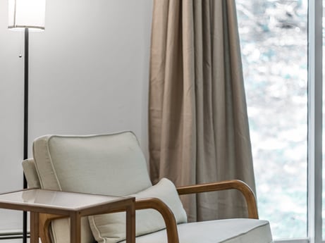 An image featuring furniture, property, comfort, window, wood, interior design, chair, shade, cloud, floor at 104 Stony Mountain Rd.