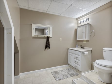 An image featuring mirror, bathroom cabinet, property, plumbing fixture, tap, sink, cabinetry, building, bathroom sink, bathroom at 1195 Twin Cuts Rd.