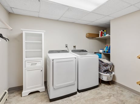 An image featuring property, building, laundry room, interior design, cabinetry, flooring, floor, wall, kitchen appliance, home appliance at 62 Leons Rd.