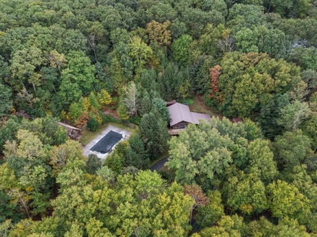 An image featuring plant community, building, plant, natural landscape, tree, window, house, residential area, landscape, forest at 125 Marcy Rd.