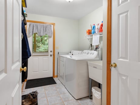 An image featuring sink, fixture, building, purple, interior design, floor, door, flooring, wood, window at 459 Pine Hill Dr.