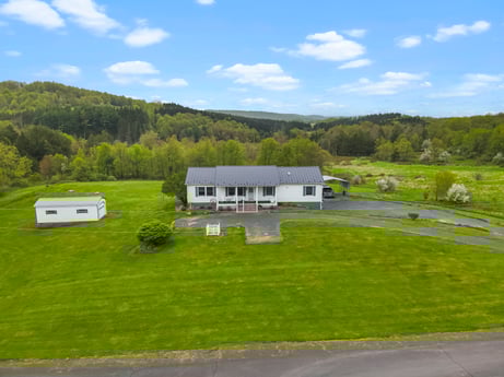 An image featuring sky, cloud, plant, building, tree, house, natural landscape, highland, grass, land lot at 993 Dieffenbach Rd.