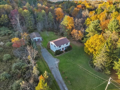 An image featuring plant, property, window, building, tree, house, natural landscape, sky, vehicle, landscape at 2266 Liberty Corners Rd.
