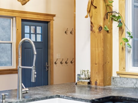 An image featuring property, building, window, door, wood, fixture, lighting, plant, interior design, house at 144 Milton Ln.