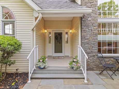 An image featuring plant, building, window, property, flower, door, fixture, house, wood, lighting at 218 Point Rd.