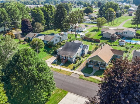 An image featuring plant, property, building, window, tree, land lot, urban design, house, grass, neighbourhood at 132 Wilbur St.