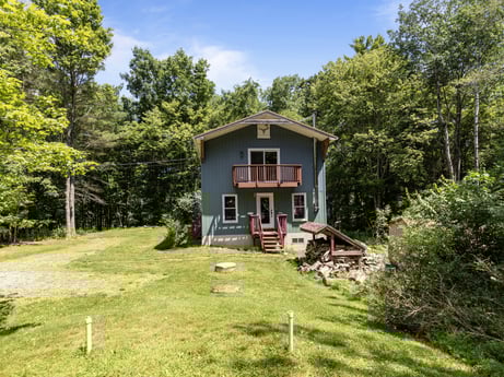 An image featuring plant, sky, window, building, tree, cloud, house, natural landscape, wood, grass at 145 Nichols Ln.