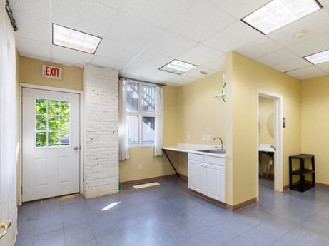 An image featuring building, window, fixture, door, floor, house, flooring, real estate, wood, hall at 213 Main St.
