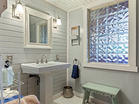 An image featuring mirror, tap, property, sink, plumbing fixture, building, interior design, architecture, bathroom sink, cabinetry at 1761 Brick House Rd.