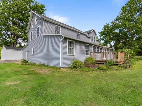 An image featuring plant, sky, building, window, cloud, tree, house, land lot, grass, cottage at 5442 Clarkstown Rd.