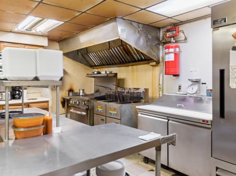 A kitchen at 199 State St featuring: cabinetry, furniture, sink, kitchen sink, countertop, tap, kitchen, table, wood, kitchen appliance