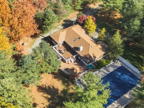 An image featuring plant community, building, plant, tree, house, window, residential area, landscape, rural area, real estate at 125 Rimstone Ct.