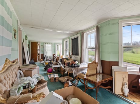 An image featuring property, furniture, table, couch, picture frame, interior design, wood, architecture, living room, plant at 2399 Keene Summit Rd.