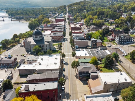 An image featuring daytime, building, property, window, infrastructure, tree, architecture, urban design, plant, neighbourhood at 213 Main St.