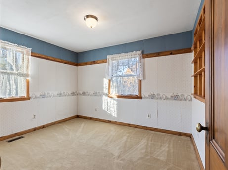 An image featuring property, building, window, fixture, hall, wood, interior design, flooring, floor, shade at 2266 Liberty Corners Rd.