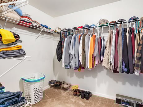 An image featuring automotive design, clothes hanger, sportswear, shelving, shelf, bag, room, luggage and bags, personal protective equipment, boot at 105 Thomas St.