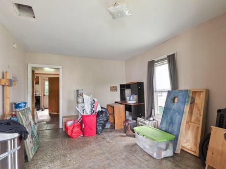 An image featuring picture frame, building, wood, fixture, floor, house, door, flooring, window, living room at 138 T-329.