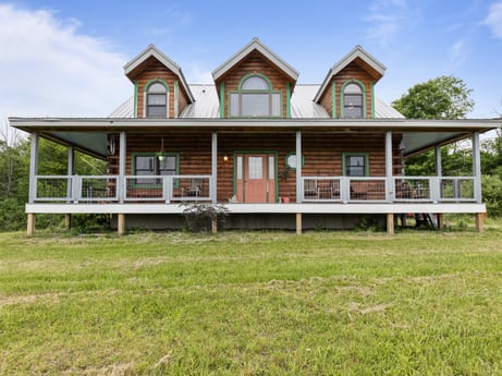 An image featuring sky, building, window, plant, property, cloud, house, tree, porch, land lot at 1761 Brick House Rd.