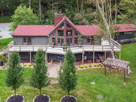An image featuring plant, building, window, botany, house, tree, vegetation, land lot, cottage, urban design at 276 Mountain View Ln.