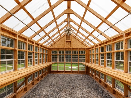 An image featuring window, building, wood, interior design, architecture, plant, real estate, symmetry, beam, hardwood at 276 Mountain View Ln.
