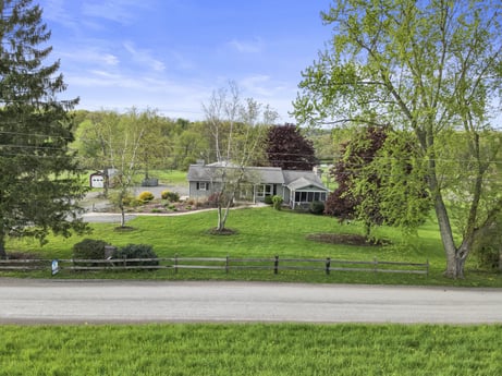 An image featuring plant, sky, cloud, building, natural landscape, tree, land lot, house, grass, landscape at 1195 Twin Cuts Rd.