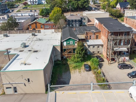 An image featuring building, property, window, infrastructure, house, tree, architecture, urban design, plant, neighbourhood at 213 Main St.