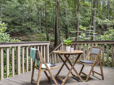 An image featuring plant, furniture, table, nature, natural environment, wood, tree, chair, outdoor furniture, outdoor table at 104 Stony Mountain Rd.