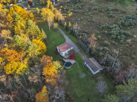 An image featuring plant, plant community, ecoregion, natural landscape, building, vegetation, grass, landscape, rural area, house at 2266 Liberty Corners Rd.