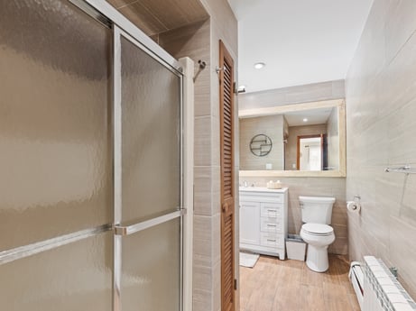 An image featuring property, plumbing fixture, mirror, tap, bathroom, sink, building, wood, comfort, fixture at 125 Rimstone Ct.