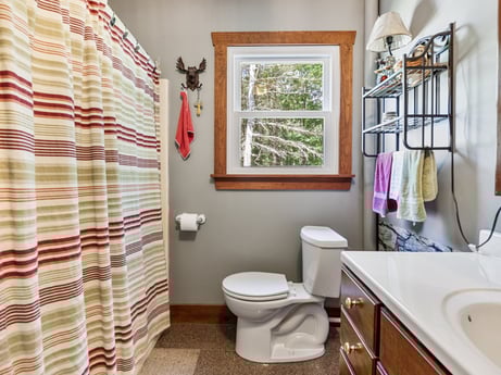 An image featuring plumbing fixture, property, sink, window, mirror, bathroom, purple, toilet seat, tap, bathroom sink at 145 Nichols Ln.