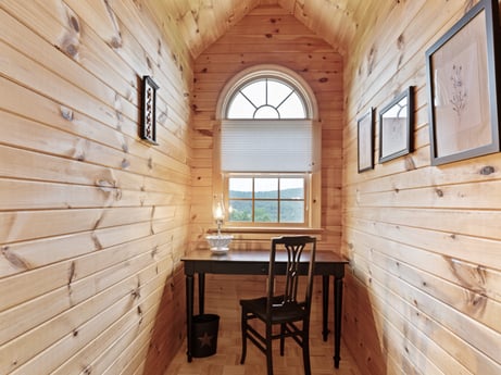 An image featuring property, furniture, window, fixture, wood, table, chair, building, interior design, flooring at 1761 Brick House Rd.
