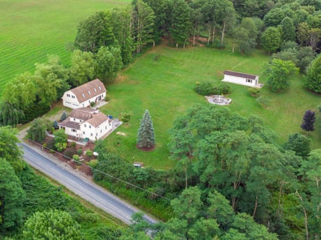 An image featuring plant, building, green, tree, natural landscape, house, land lot, hedge, landscape, cottage at 130 Haighs Pond Rd.