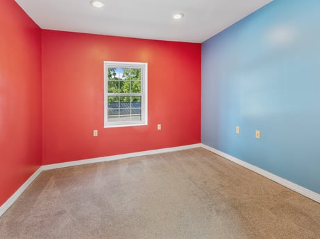 An image featuring property, paint, fixture, wood, flooring, floor, wood stain, shade, wall, ceiling at 5442 Clarkstown Rd.