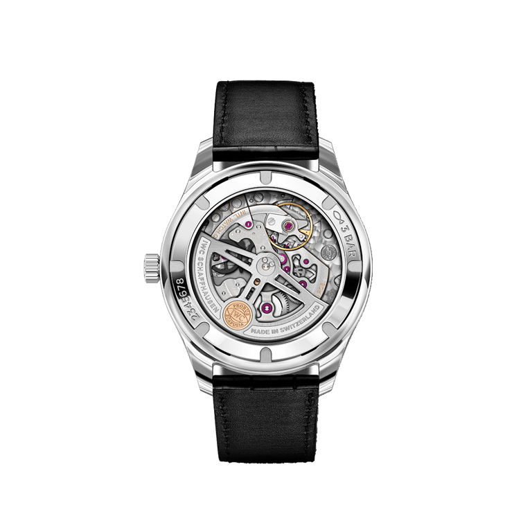 IWC Schaffhausen, Portugieser Automatic 40 Armbanduhr aus Stahl, Referenz IW358303, Produktaufnahme