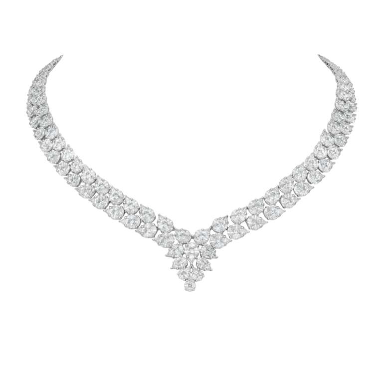 Masterpiece Collier aus 18 Kt Weißgold mit Diamanten
