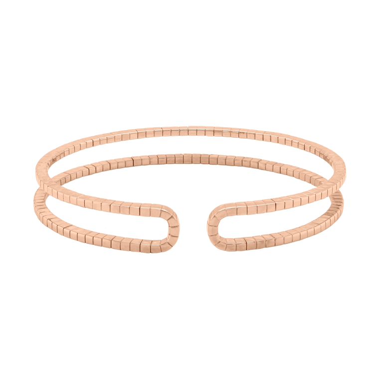 Rivière-Flow Armspange aus 18 Kt Roségold