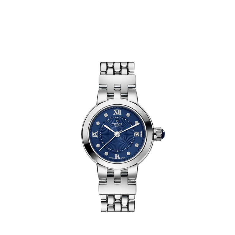 Tudor, Clair de Rose 26 Armbanduhr aus Stahl, Referenz M35200-0010, Produktaufnahme