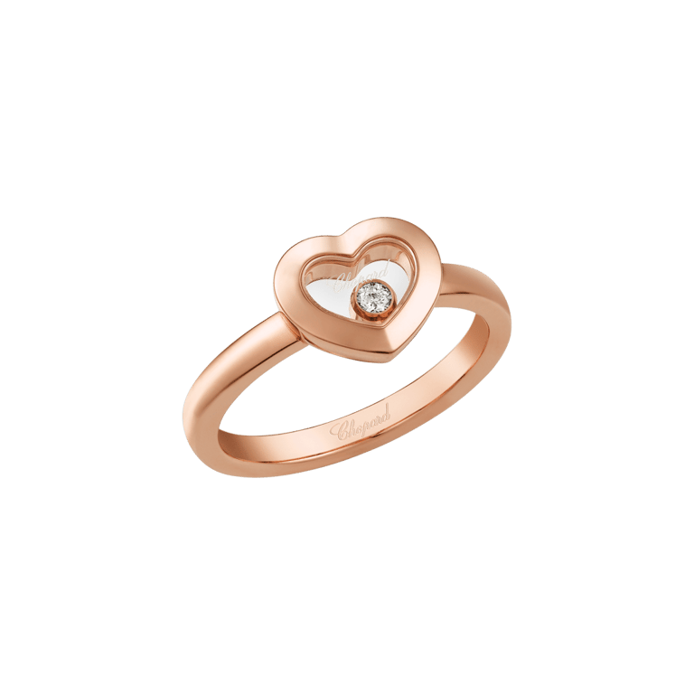 Chopard, Happy Diamonds Ring aus 18 Kt Roségold, Referenz CH82A054-5111, Produktaufnahme