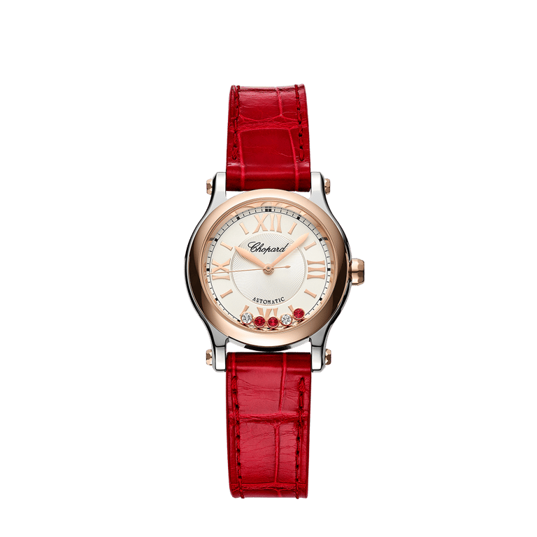 Chopard, Happy Sport Armbanduhr aus Stahl / Gold 750 R, Referenz 278573-6026, Produktaufnahme