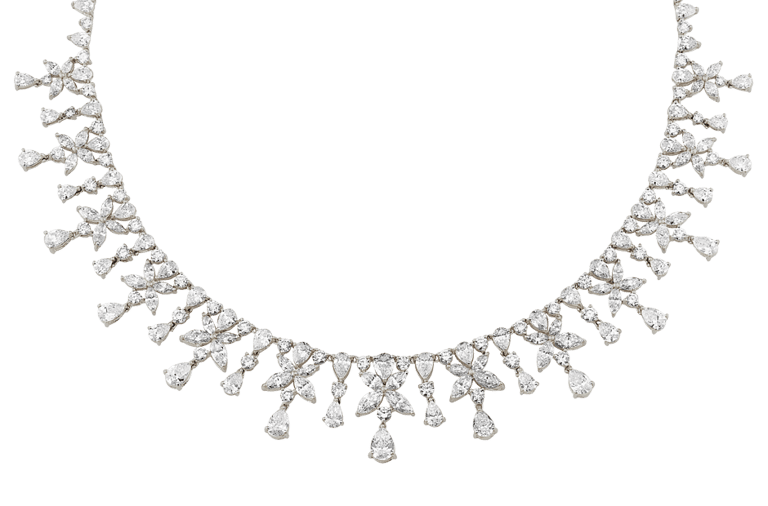 Masterpiece Collier aus 18 Kt Weißgold mit Diamanten