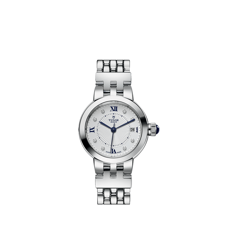 Tudor, Clair de Rose 26 Armbanduhr aus Stahl, Referenz M35200-0004, Produktaufnahme